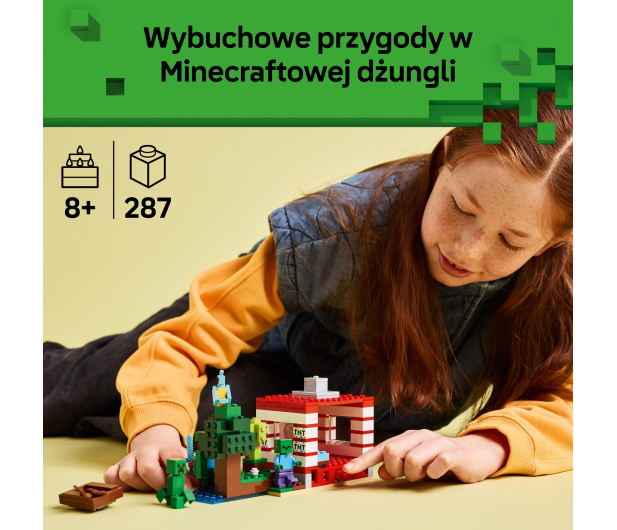 LEGO Minecraft 21275 Dom tnt w dżungli - 1331611 - zdjęcie 4